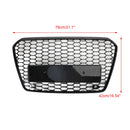 Audi A5/A5 Sline/S5 B8.5 2012-2016 Griglia anteriore a nido d'ape radiatore paraurti superiore Griglia stile RS5 Quattro-22