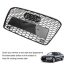 2012-2016 Audi A5 / S5 B8.5 RS5 Style Honeycomb Mesh Front Bumper Grill Black Grille-5
