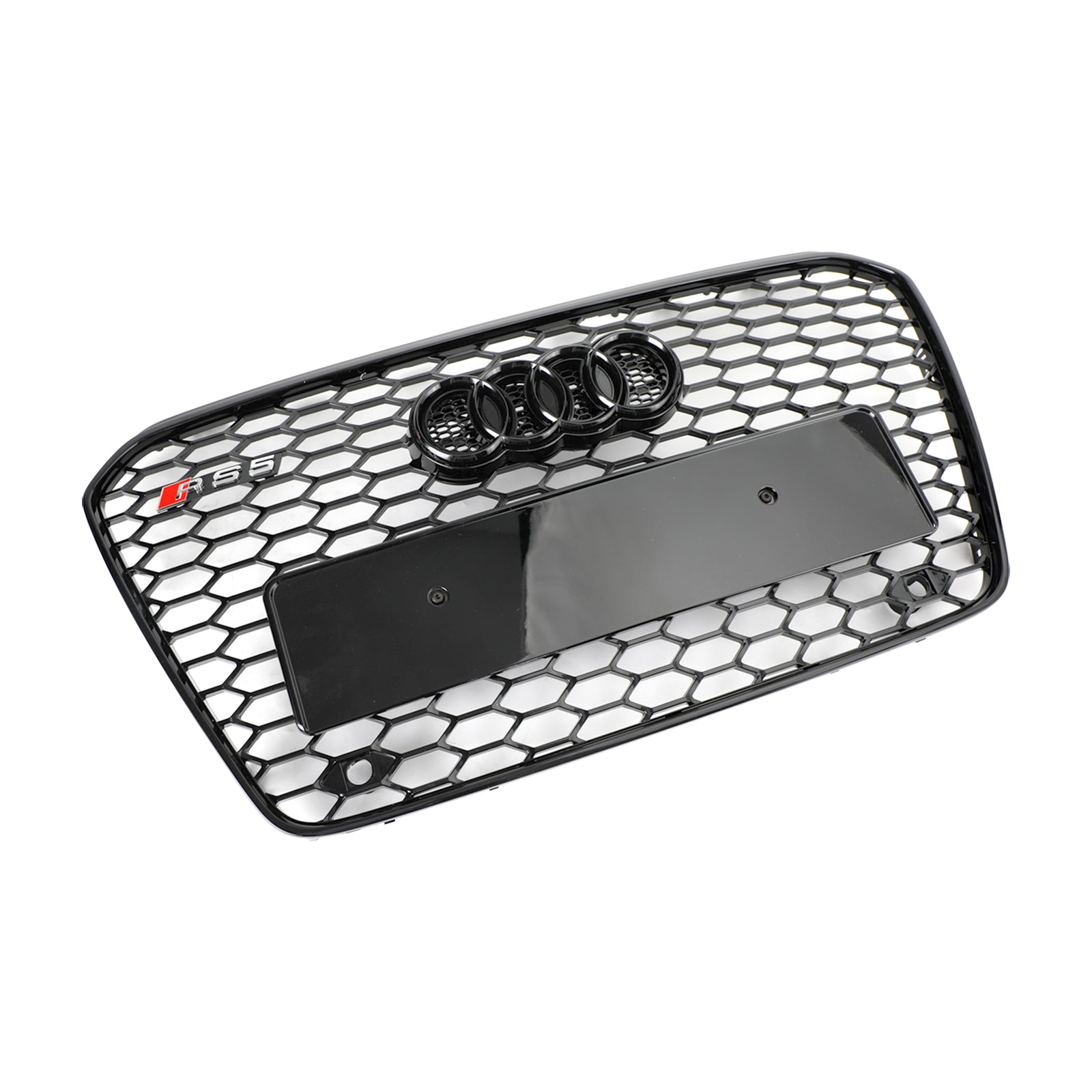 Audi A5 / A5 Sline / S5 B8.5 2012-2016 Grille de pare-chocs avant style RS5 / S5 Grille noire brillante