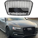 2012-2016 Audi A5/S5 B8.5 RS5 Style nid d'abeille maille pare-chocs avant calandre noire-4