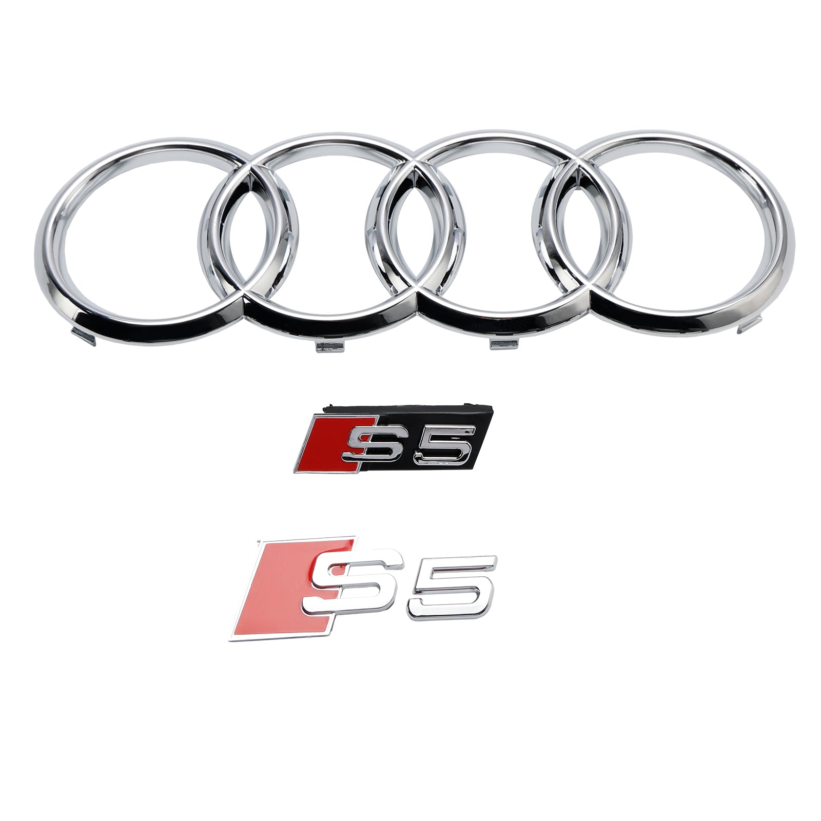 Parachoques delantero con rejilla estilo RS5/S5, color negro brillante, Audi A5/A5 Sline/S5 B8.5 2012-2016