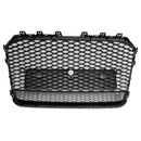 2012-2016 Audi A5 / A5 Sline / S5 B8.5 RS5 Style Honeycomb Front Bumper Grille With Silver Ring Emblem-22