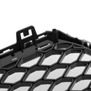 2012-2016 Audi A5/A5 Sline/S5 B8.5 RS Quattro Style Honeycomb Grille Front Bumper Sport Black Grill With Chrome Ring Emblem-8