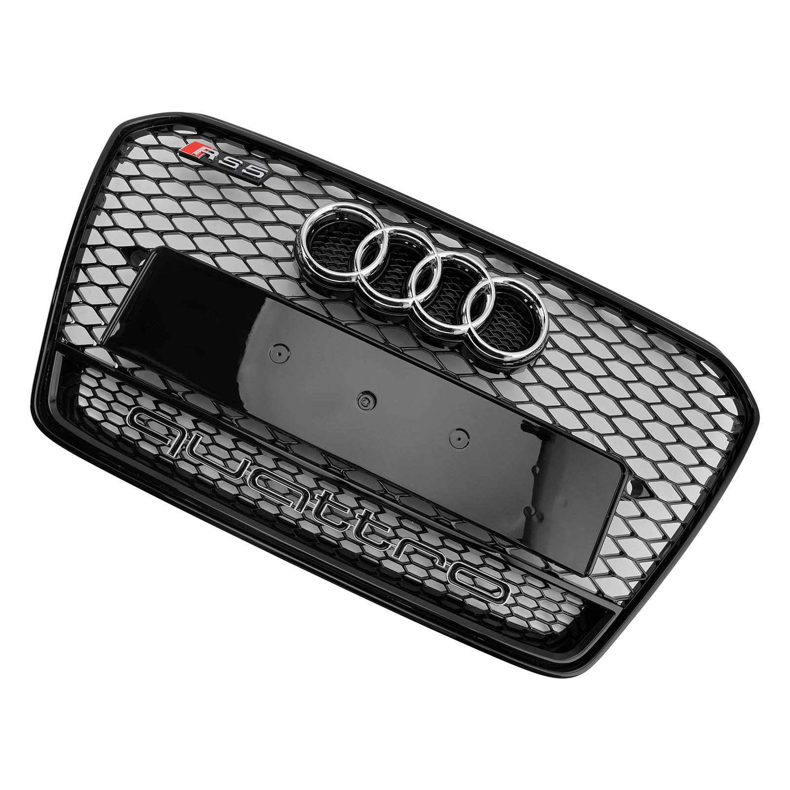 Audi A5 / A5 Sline / S5 B8.5 2013-2016 RS5 / S5 Style Grill Front Bumper Glossy Black Grille