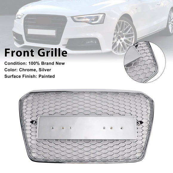 Audi A5/A5 Sline/S5 B8.5 2012-2016 Griglia anteriore a nido d'ape radiatore paraurti superiore Griglia stile RS5 Quattro