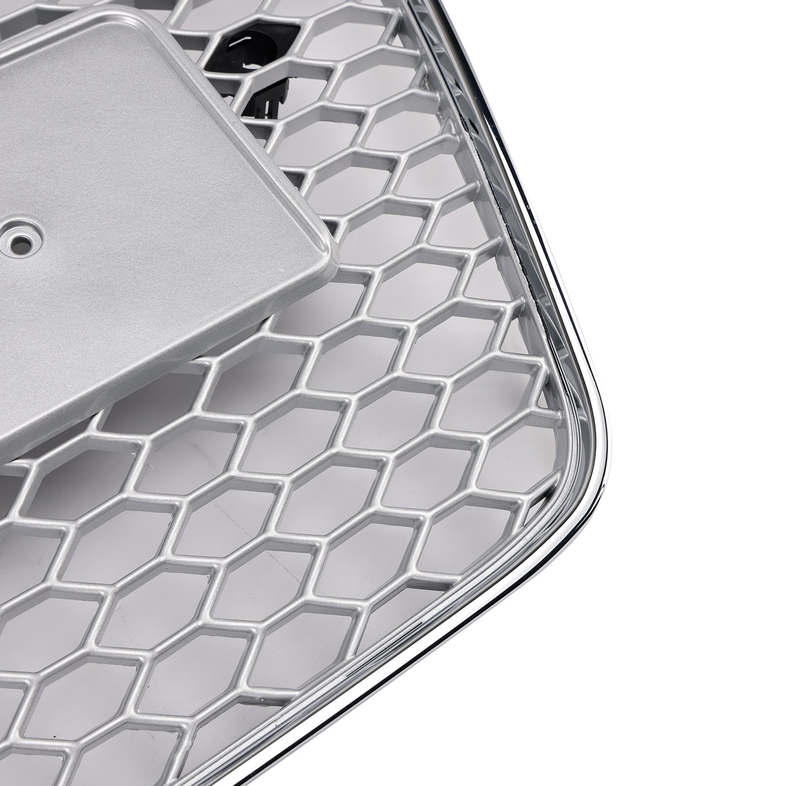 Audi A5/S5 B8.5 2013–2016, RS5-Stil, Chrom-Kühlergrill, Waben-Frontstoßstangengrill mit silbernem Emblem