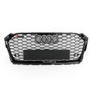 2017-2019 Audi A5 / A5 Sline / S5 B9 Honeycomb Grill Replacement RS5 Style Sport Mesh Hex Black Grille-10