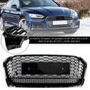 2017-2019 Audi A5/A5 Sline/S5 RS5 Honingraatgrill Voorbumper Sport Mesh Hex Zwart Grille-4
