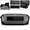 2017-2019 Audi A5/A5 Sline/S5 RS5 Honingraatgrill Voorbumper Sport Mesh Hex Zwart Grille-5