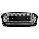 2017-2019 Audi A5/A5 Sline/S5 RS5 Honingraatgrill Voorbumper Sport Mesh Hex Zwart Grille-8