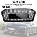 2017-2019 Audi A5/A5 Sline/S5 B9 Honingraatgrill Vervanging RS5-stijl Sport Mesh Hex Zwart rooster-4