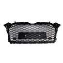 2017-2019 Audi A5/A5 Sline/S5 B9 Honingraatgrill Vervanging RS5-stijl Sport Mesh Hex Zwart rooster-9