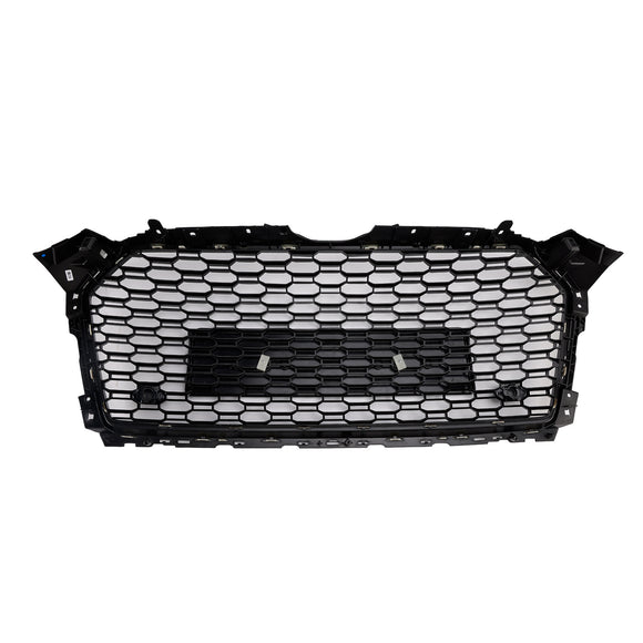 Audi A5 / A5 Sline / S5 B9 RS5 Style Honeycomb Sport Mesh Hex Grille 2017-2019 Front Bumper Black Grill