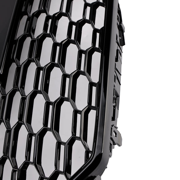 2017-2019 Audi A5/A5 Sline/S5 B9 Honingraatgrill Vervanging RS5-stijl Sport Mesh Hex Zwart rooster