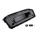2017-2019 Audi A5/A5 Sline/S5 B9 Honingraatgrill Vervanging RS5-stijl Sport Mesh Hex Zwart rooster-10