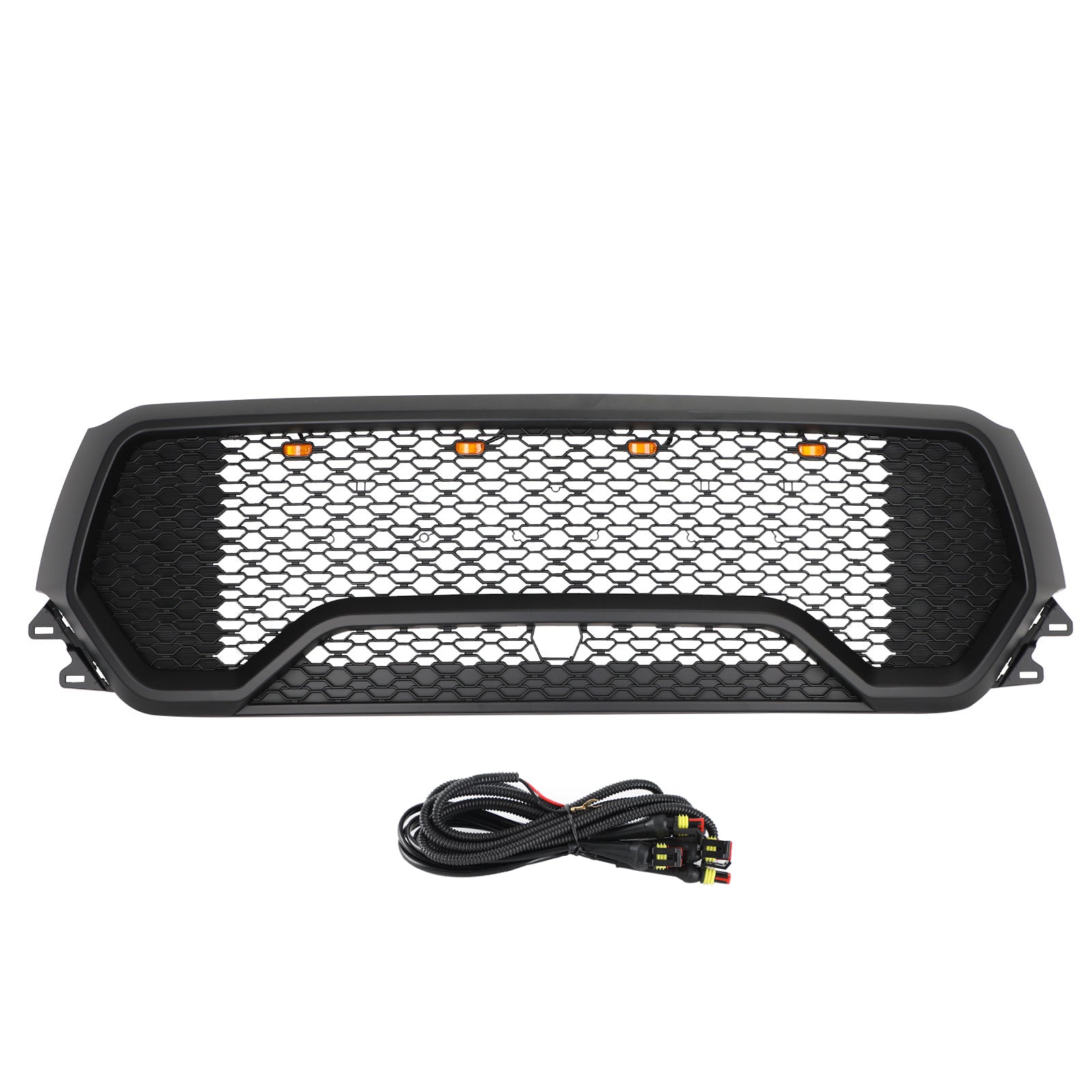 2019-2022 Dodge Ram 1500 TRX Style LED Honeycomb Grill Front Upper Hood Grille