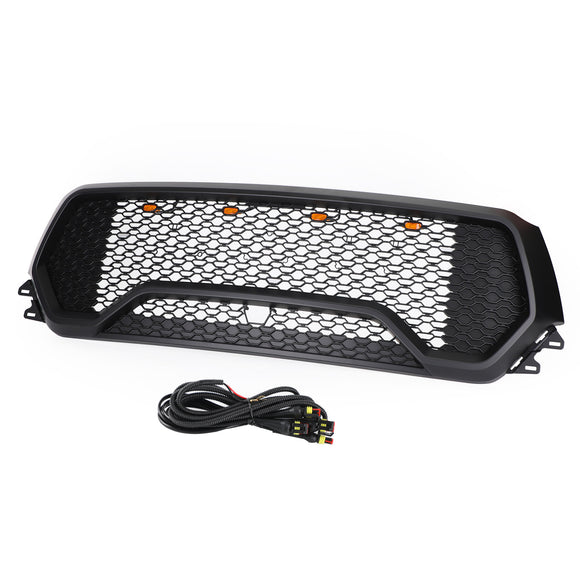 2019-2024 Dodge Ram 1500 TRX Estilo LED Parrilla de panal Parrilla delantera superior del capó