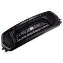 Dodge Ram 1500 2019-2024 Parrilla delantera estilo rebelde Parachoques delantero negro Parrilla superior en forma de panal con LED & Letra RAM-8