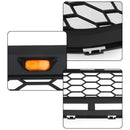 Griglia per paraurti anteriore superiore Ford Edge SE/SEL/Titanium/Sport 2015-2018 Griglia nera stile Raptor con lettera FORD-5