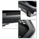 Ford ranger 2019 2020 2021 2022 2023 preto fosco estilo raptor grade dianteira de substituição com luz led branca-7