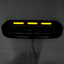 2019-2023 Ford Ranger Raptor Style Grille Front Bumper Replacement Black Grill W/ Yellow LED Light-3