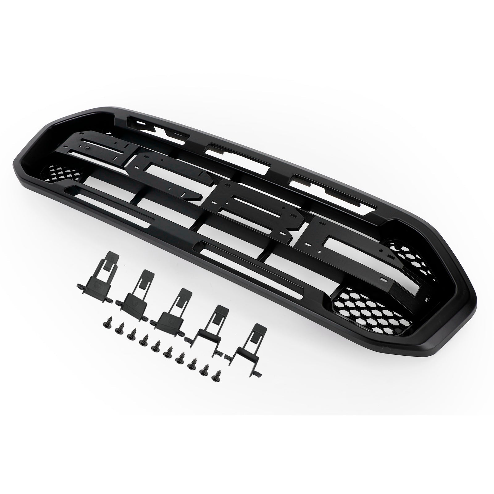 2019-2023 Ford Ranger Raptor Style Front Bumper Grill Replacement Black Grille