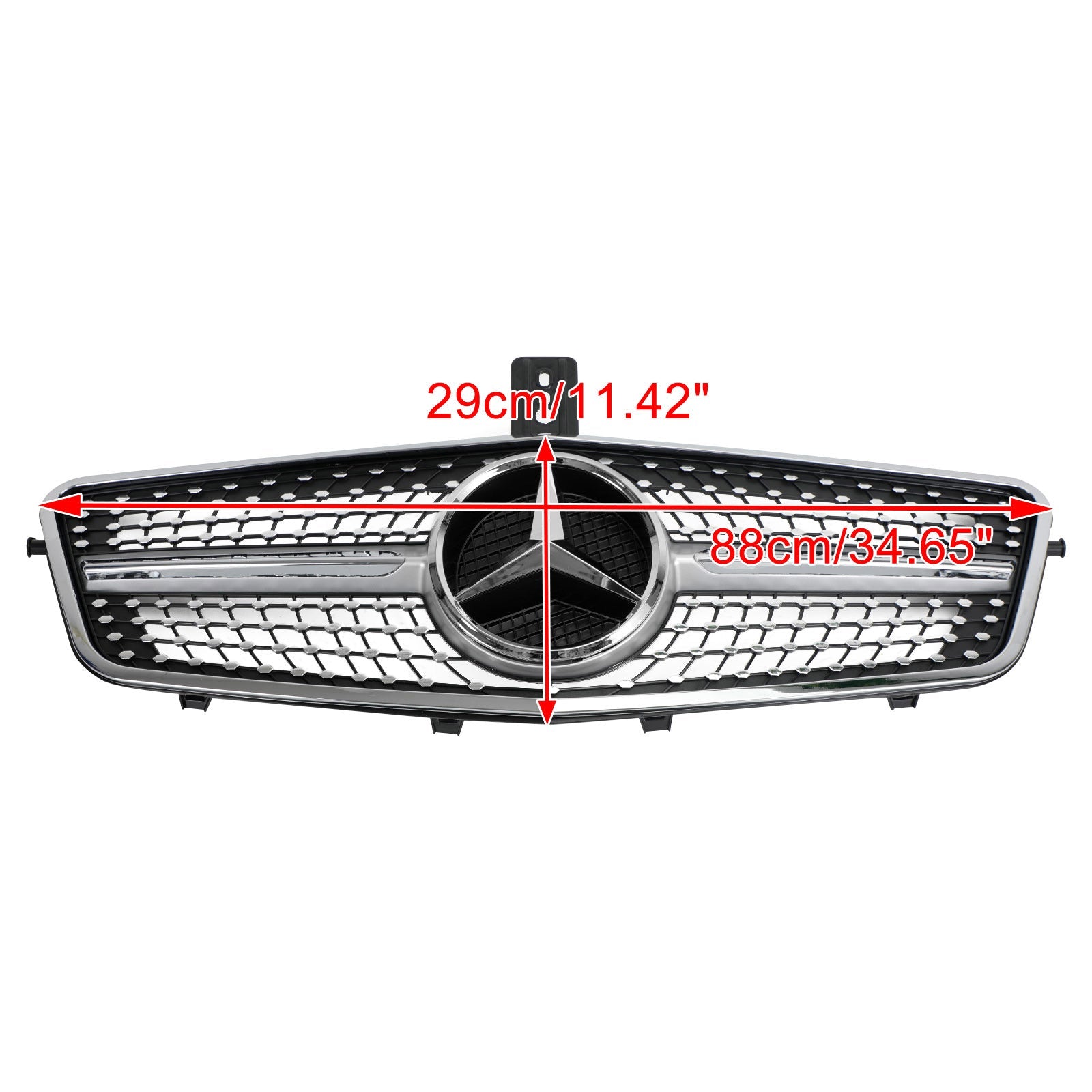 2009-2013 Mercedes Benz W212 E-Class E200 E220 E350 E500 E63 AMG Diamond Front Grille - 0