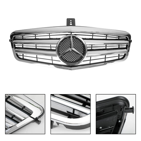 Mercedes Benz W212 E-Class 2009-2013  Front Chrome Grille Air Intake Radiator Bumper Replacement Grill