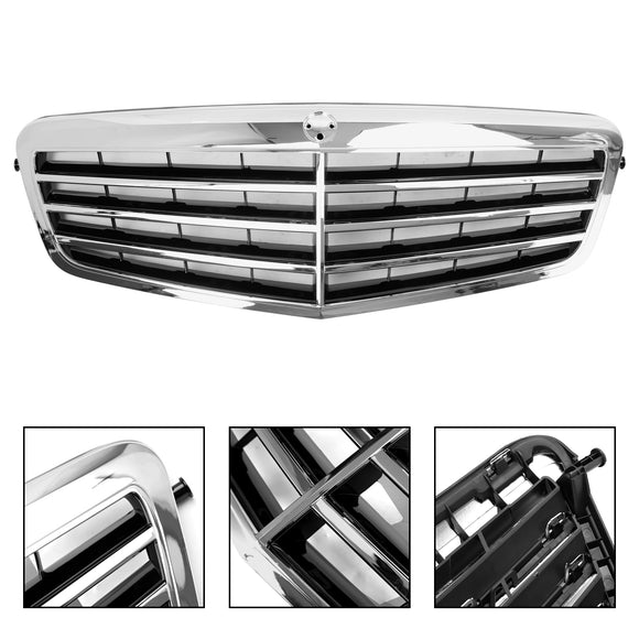2009-2013 Mercedes-Benz E-Class W212 E350 E550 E63 AMG Chrome Front Grill Grille