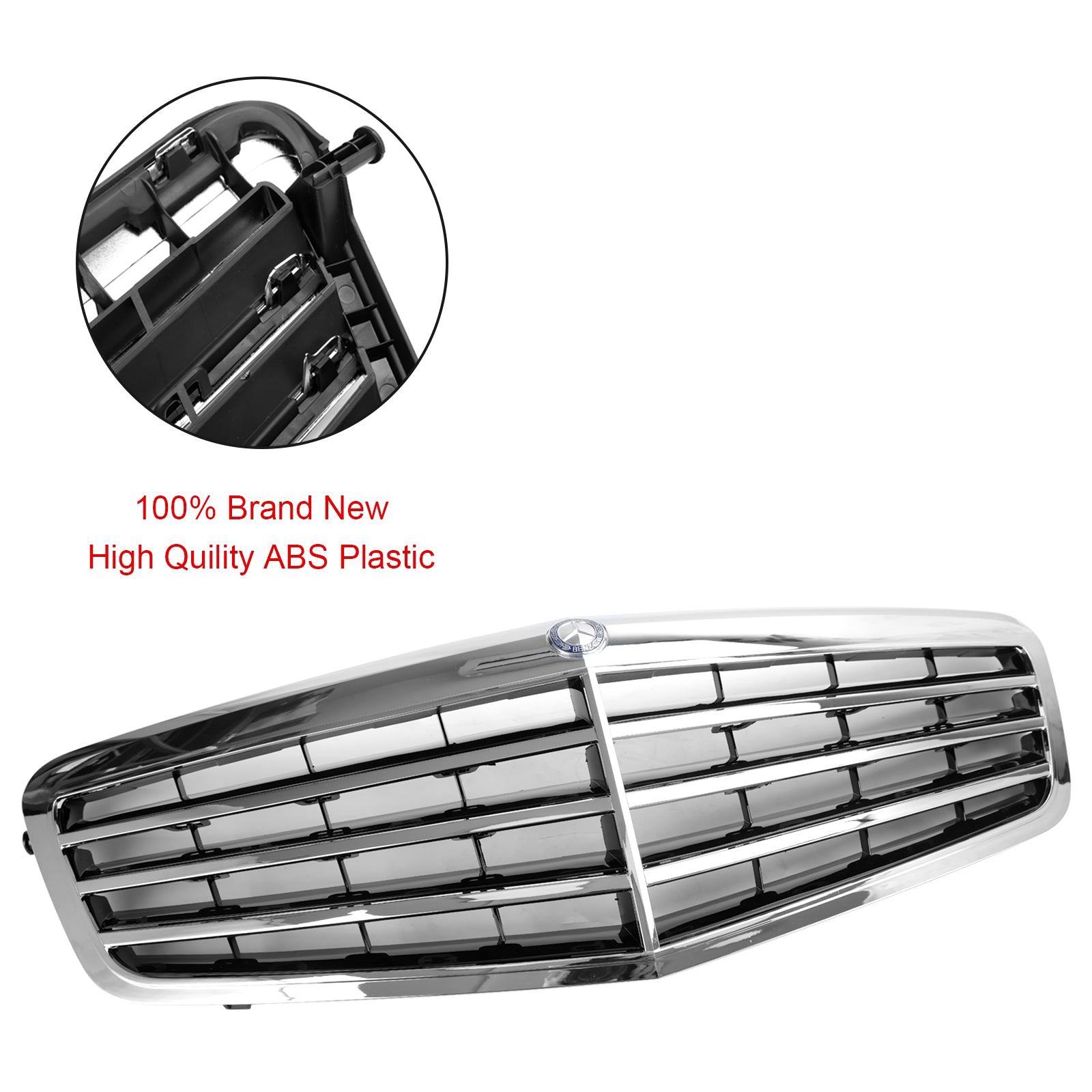 Calandre avant diamant Mercedes Benz W212 Classe E E200 E220 E350 E500 E63 AMG 2009-2013