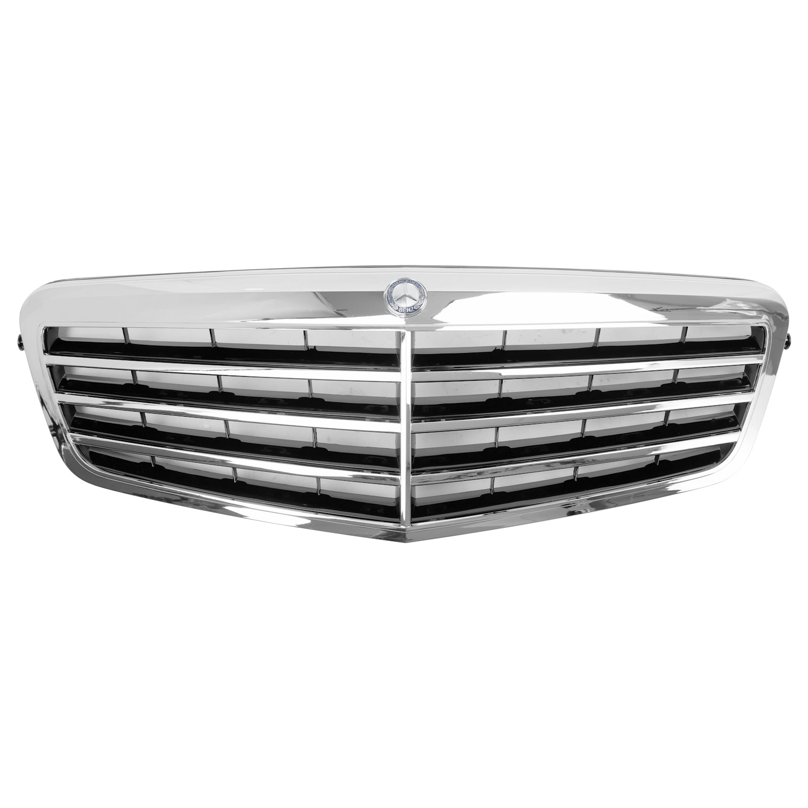 Parrilla delantera cromada para Mercedes-Benz Clase E W212 E350 E550 E63 AMG 2009-2013