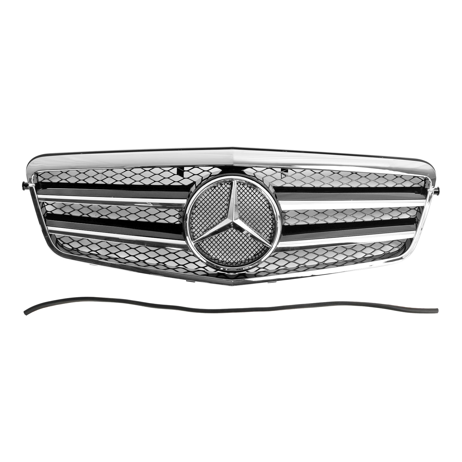 Grille de pare-chocs avant chromée Mercedes-Benz Classe E W212 E200 E220 E350 E550 E63 AMG 2009.9-2013.2