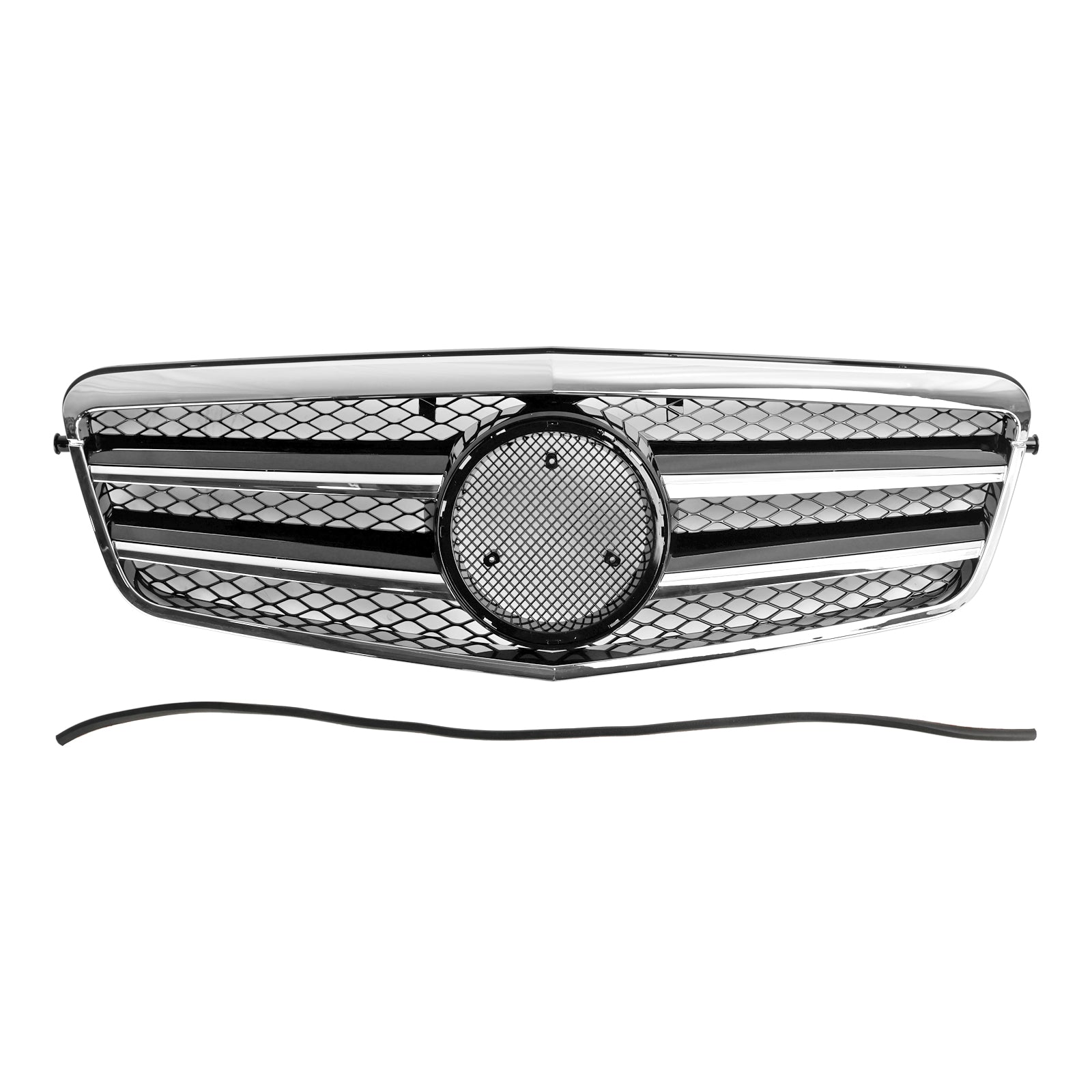 Parrilla delantera con diseño de diamante AMG para Mercedes Benz W212 Clase E E200 E220 E350 E500 E63 2009-2013