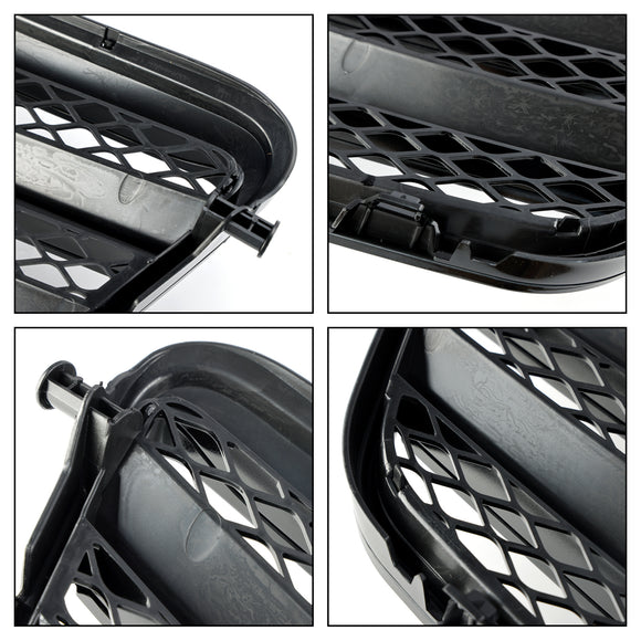 2009–2013 Mercedes-Benz E-Klasse W212 E200 E220 E350 E550 E63 Frontstoßstangengrill Schwarzer Kühlergrill