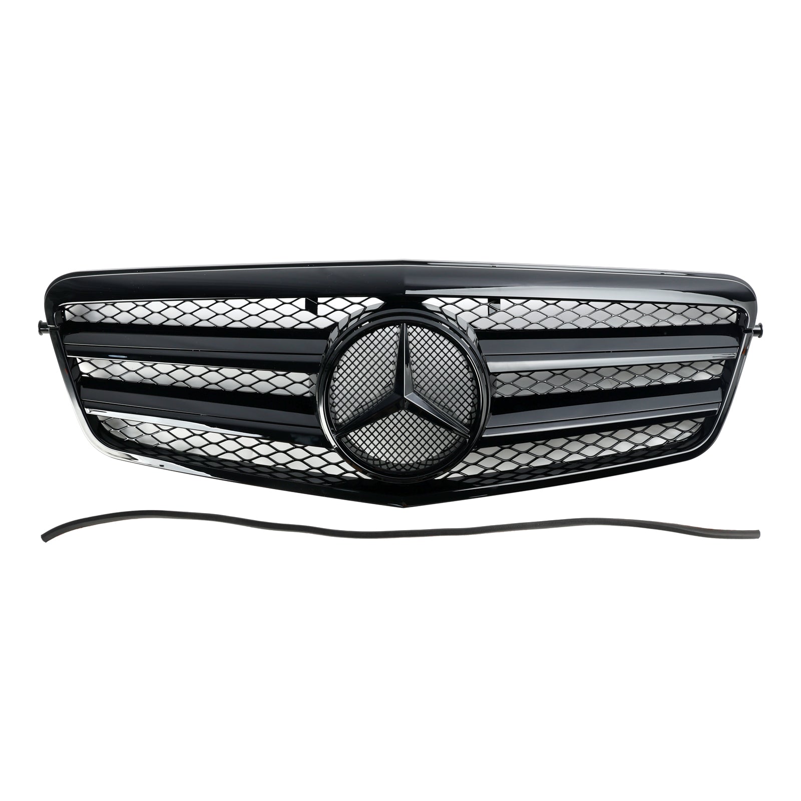 Rejilla de repuesto para parachoques delantero de Mercedes-Benz E63 AMG 2009-2013, color negro