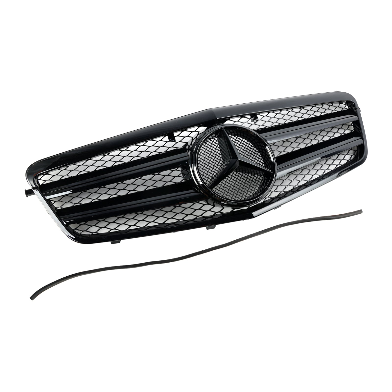 Parrilla delantera con diseño de diamante AMG para Mercedes Benz W212 Clase E E200 E220 E350 E500 E63 2009-2013