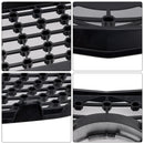 Mercedes Benz Clase E 2010-2013 W212 Reemplazo de parachoques delantero con parrilla estilo diamante, rejilla cromada-8