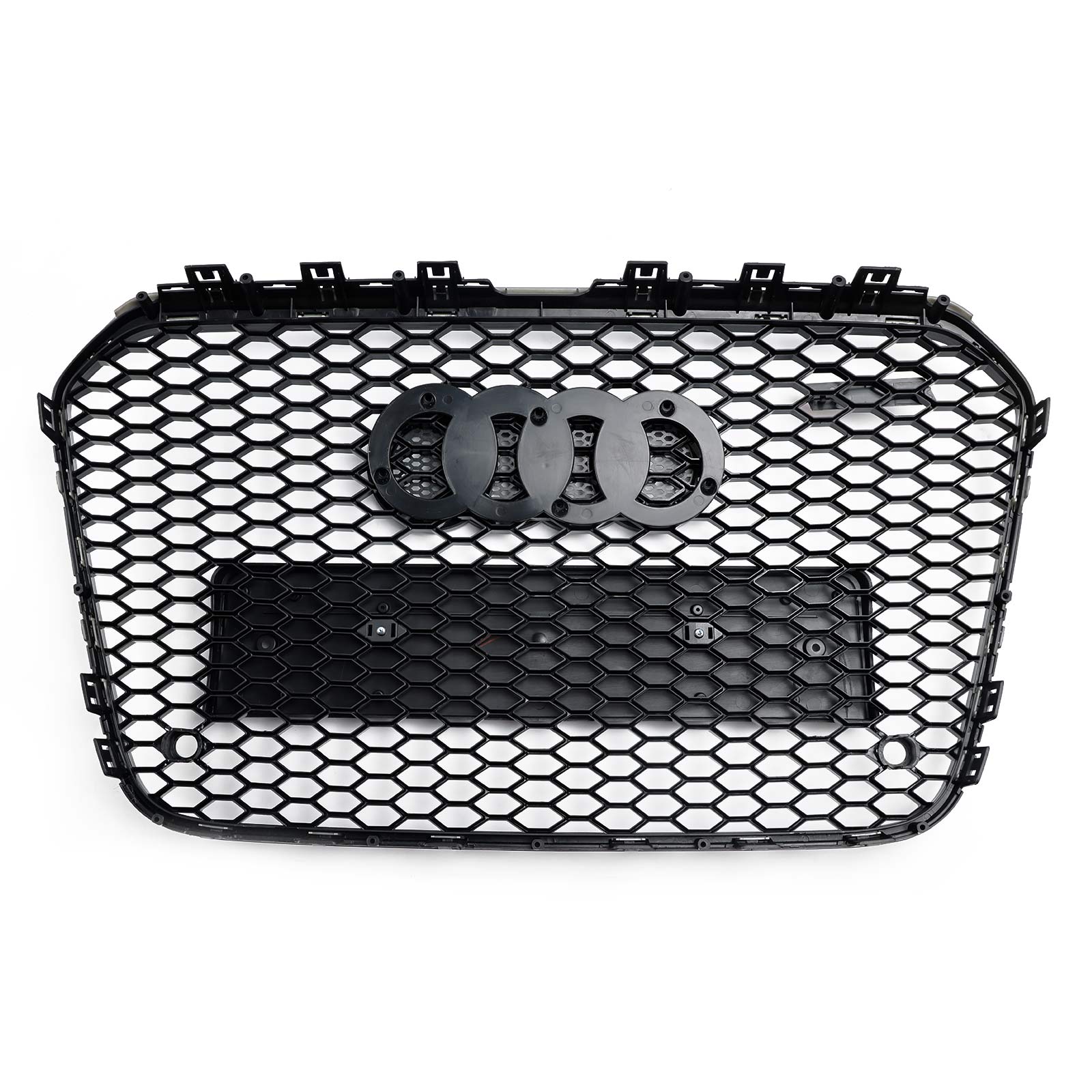 Audi 2012-2015 A6 S6 C7 Grill Replacement RS6 Style Front Mesh Honeycomb Black Grill