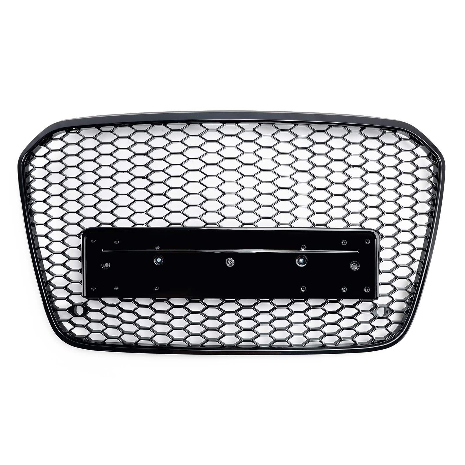 Audi 2012-2015 A6 S6 C7 Calandre de remplacement style RS6 Grille avant en nid d'abeille noire