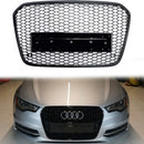 2012-2015 Audi A6 / A6 Sline / S6 Honeycomb RS6 Style Grille Front Bumper Mesh Replacement Black Grill-1