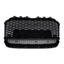 2012-2015 Audi A6/A6 Sline/S6 Honeycomb RS6 Style Grille Parachoques delantero Malla Reemplazo Parrilla negra-12