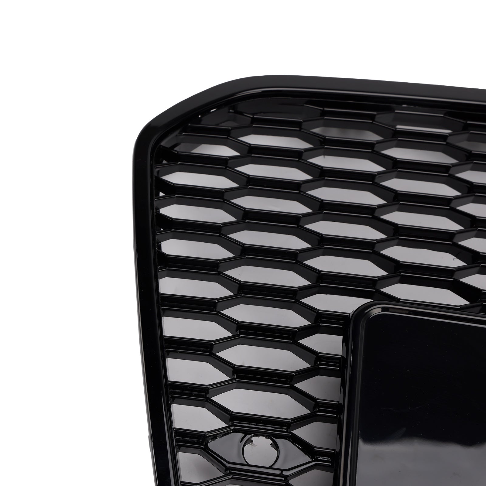 Parrilla de repuesto para parrilla Audi 2012-2015 A6 S6 C7, estilo RS6, malla frontal en forma de panal, color negro