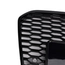 2012-2015 Audi A6/A6 Sline/S6 Honeycomb RS6 Style Grille Parachoques delantero Malla Reemplazo Parrilla negra-13