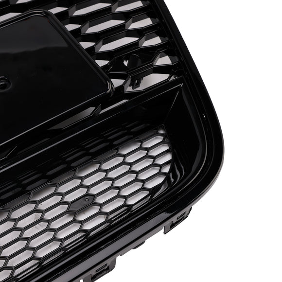 2012-2015 Audi A6/A6 Sline/S6 Honeycomb RS6 Style Grille Parachoques delantero Malla Reemplazo Parrilla negra