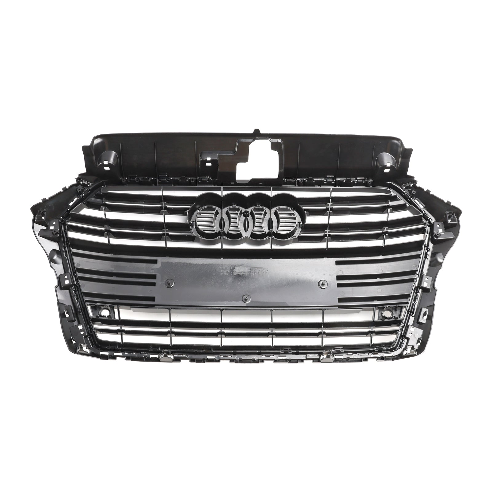 Grille de pare-chocs avant à lamelles horizontales Audi A3 / S3 2017-2019 Grille chromée