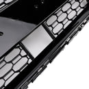 2017-2019 Audi A3 S3 Replacement RS3 Style Honeycomb Front Grill With ACC Gloss Black Grille-8