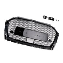 Audi A3 / S3 2017-2019 Honeycomb Mesh Front Bumper Grille Replacement Black Grill-16
