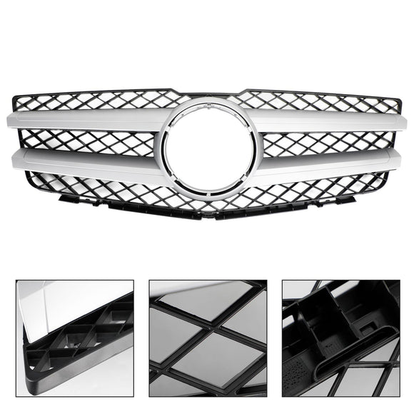 Mercedes Benz GLK-Klasse 2008-2012 X204 Zwart Chrome Grille Voorbumper Vervanging Grill