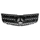2008-2012 Mercedes Benz Classe GLK X204 GLK350/220/250/300/320 Grille de pare-chocs de capot avant Grille noire argentée-10