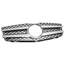 2008-2012 Mercedes Benz Clase GLK X204 GLK350/220/250/300/320 Parrilla de parachoques delantero Parrilla negra plateada-8